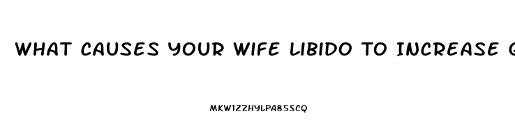 What Causes Your Wife Libido To Increase Greatly