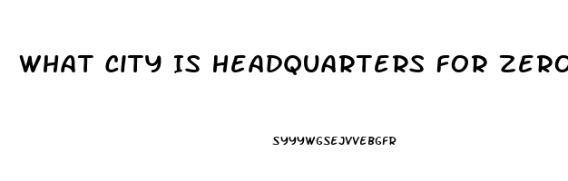 What City Is Headquarters For Zero Population Growth And The Impotence Institution Of America