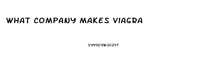 What Company Makes Viagra