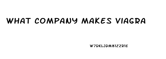 What Company Makes Viagra