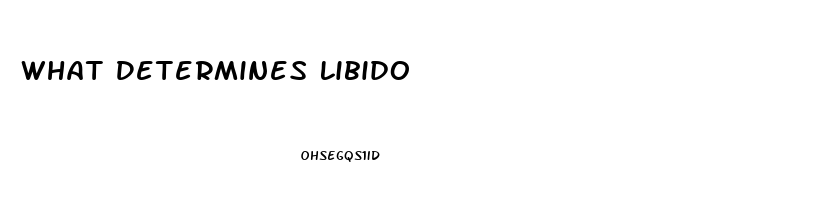 What Determines Libido