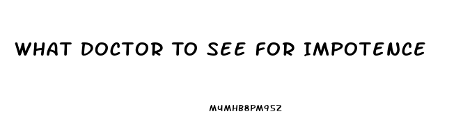 What Doctor To See For Impotence