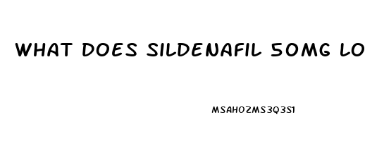 What Does Sildenafil 50mg Look Like