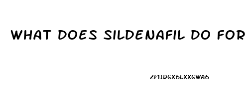 What Does Sildenafil Do For A Dog