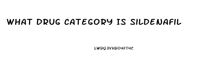 What Drug Category Is Sildenafil