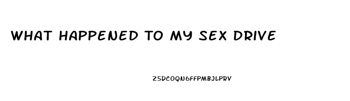 What Happened To My Sex Drive