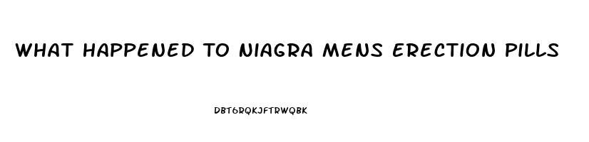 What Happened To Niagra Mens Erection Pills