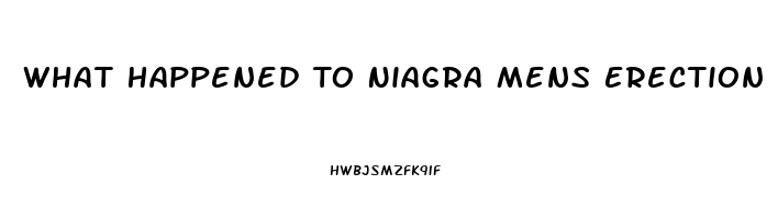 What Happened To Niagra Mens Erection Pills