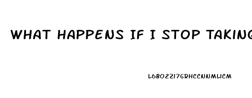 What Happens If I Stop Taking Sildenafil