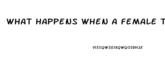 What Happens When A Female Takes Viagra