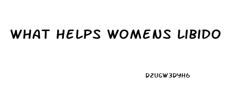 What Helps Womens Libido