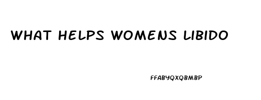 What Helps Womens Libido