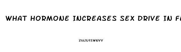 What Hormone Increases Sex Drive In Females