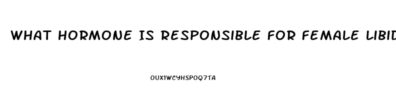 What Hormone Is Responsible For Female Libido