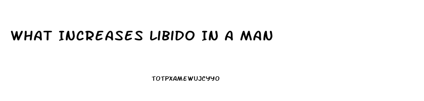 What Increases Libido In A Man