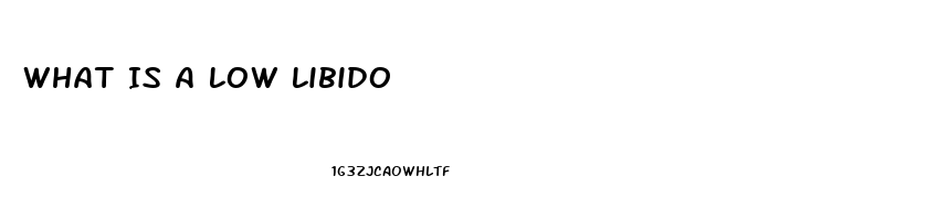 What Is A Low Libido