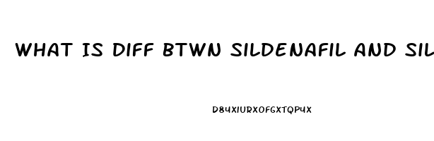 What Is Diff Btwn Sildenafil And Sildenafil Citrate