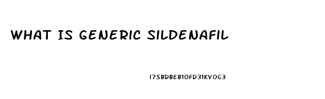 What Is Generic Sildenafil