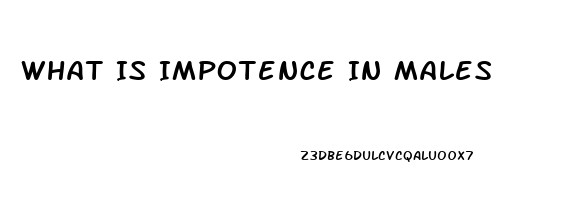 What Is Impotence In Males