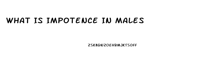 What Is Impotence In Males