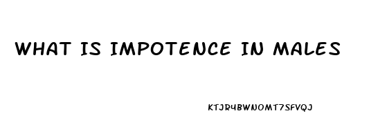 What Is Impotence In Males