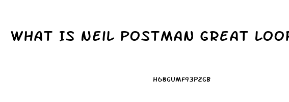 What Is Neil Postman Great Loop Of Impotence