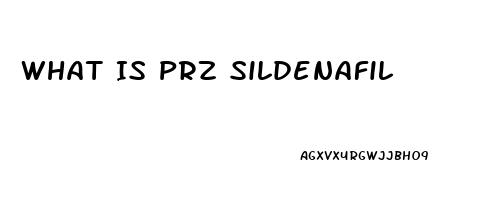 What Is Prz Sildenafil