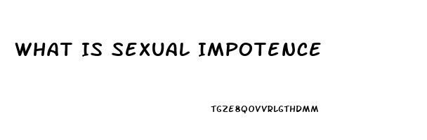 What Is Sexual Impotence