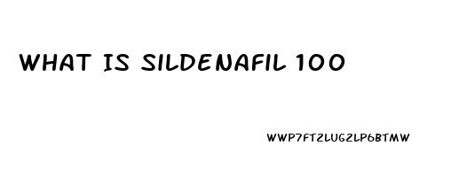 What Is Sildenafil 100