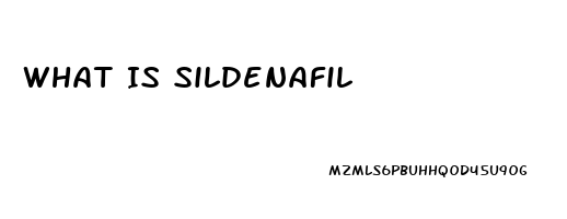 What Is Sildenafil
