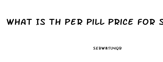 What Is Th Per Pill Price For Sildenafil