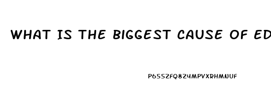 What Is The Biggest Cause Of Ed