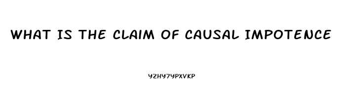 What Is The Claim Of Causal Impotence