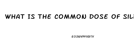 What Is The Common Dose Of Sildenafil