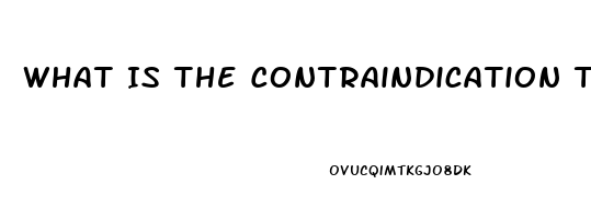 What Is The Contraindication To Sildenafil Citrate Administration