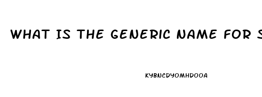 What Is The Generic Name For Sildenafil Citrate