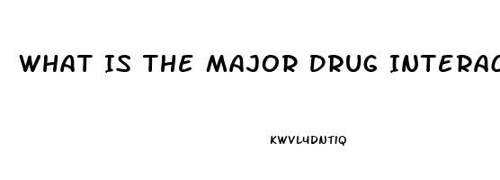 What Is The Major Drug Interactions Between Phosphodiesterase Inhibitor Drugs Such As Sildenafil