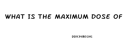 What Is The Maximum Dose Of Sildenafil That Is Safe