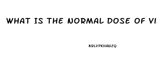 What Is The Normal Dose Of Viagra