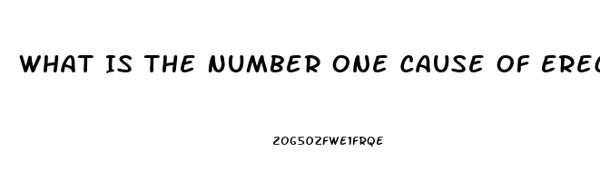 What Is The Number One Cause Of Erectile Dysfunction