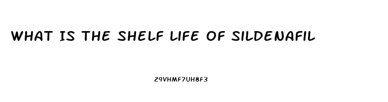What Is The Shelf Life Of Sildenafil