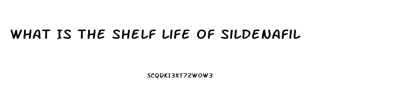 What Is The Shelf Life Of Sildenafil