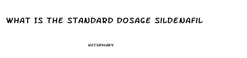 What Is The Standard Dosage Sildenafil