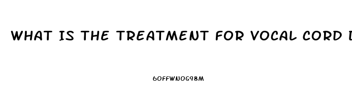 What Is The Treatment For Vocal Cord Dysfunction