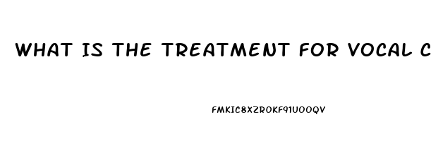 What Is The Treatment For Vocal Cord Dysfunction