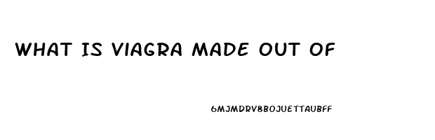 What Is Viagra Made Out Of