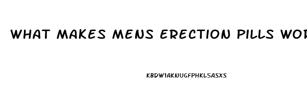 What Makes Mens Erection Pills Work