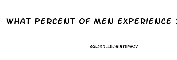 What Percent Of Men Experience Sexual Impotence