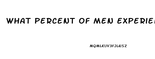 What Percent Of Men Experience Sexual Impotence