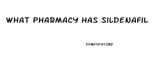 What Pharmacy Has Sildenafil